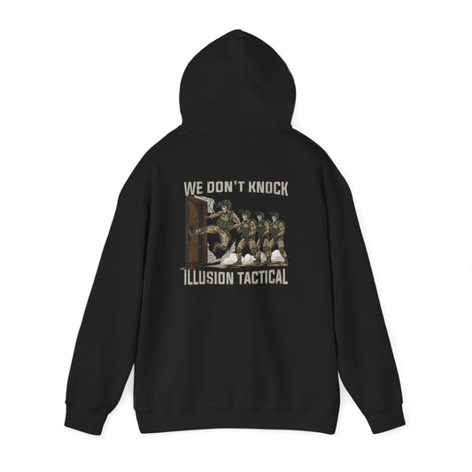 Illusion Tactical "We Don't Knock"- Hoodie